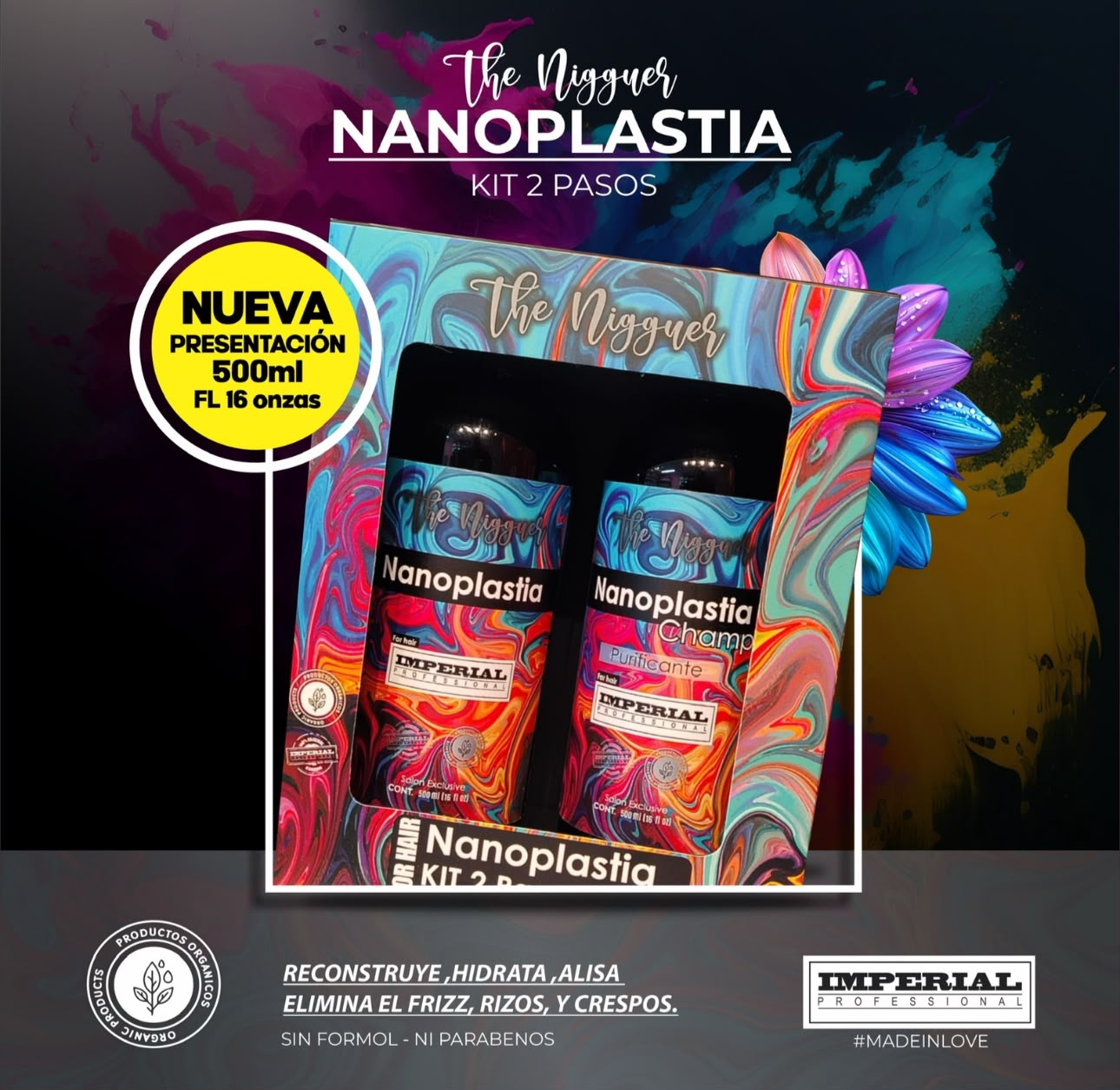 NANOPLASTIA IMPERIAL KIT SHAMPOO Y NANO 500ML C/U